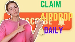 Claim free airdrop when performing simple tasks...