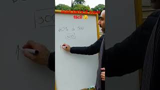 PORCENTAJES SÚPER FÁCIL #porcentaje #matematica #mendoza #viral