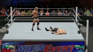 WWE 2k17 Goldberg spears Lesnar ,Taker challenges AJ styles....!!!