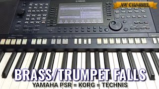 BRASS FALLS & TRUMPET FALLS YAMAHA PSR S / VOICE / RASA KORG / RASA TECHNIS