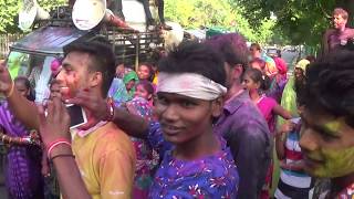 Color Festival in the streets of India