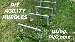 How to make Agility Hurdles using PVC pipe!