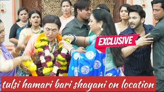 Tulsi hamari bari shayani.on location|vimla ko kyu apmanit kiya |महिलाओ ने kya ye sb mala ka plan h|