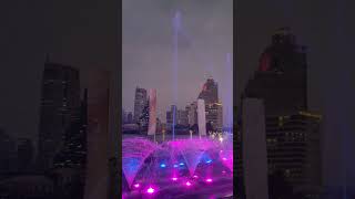 water show at iconsiam Thailand Bangkok chao phraya dinner cruise