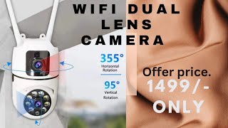 Dual lens wifi cctv camera.