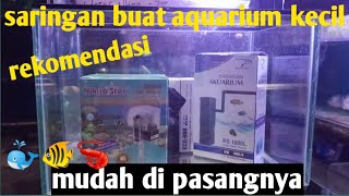 filter buat aquarium kecil praktis,mudah efesien