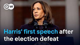 Harris concedes election to Trump in first speech after defeat | DW News