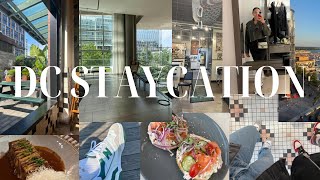 waterfront hotel in the wharf, eating good, my first tattoo, shopping & vibes | dc staycation vlog