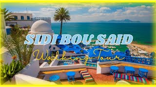 TUNISIA 🇹🇳 2023 | SIDI BOU SAID | Walking Tour 4K 60fps