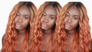 Outre Synthetic I-Part Swiss Lace Front Wig - CYNDRA- LOVE YOUR CROWNZ