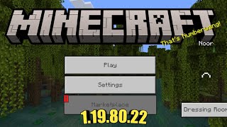 Minecraft 1.19.80.22 | New Features