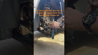 Changing Brakes Trick Hack While Doing A Brake Job ￼