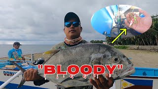 My Trophy Fish on my D.I.Y. Jig | "BLOODY"