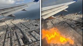 Plane Engine Explodes After Takeoff