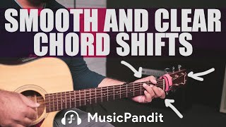 How to Shift Guitar Chords Smoothly | Beginner Guitar Tips | Music Pandit | Sherin Winstent