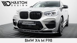 BMW X4 M F98 | Maxton Design Splitter Set | Presentation #364