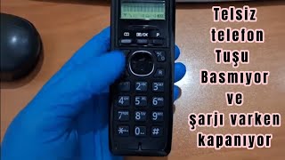 Telsiz Telefon Tuş basmama sorunu ve şarjı varken kapanma sorunu