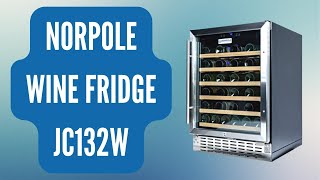 Wine Fridge for Home | Norpole Wine Fridge JC132W