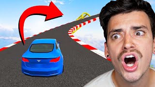 I DROVE MY TESLA IN THE SKY! (Sky Riders)