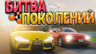 СТАРАЯ СУПРА vs НОВАЯ! TOYOTA SUPRA в BeamNG MULTIPLAYER | DESTIMAGE