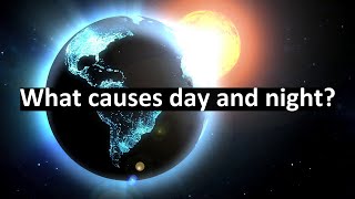 What causes day and night?