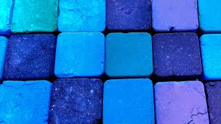 Black Blue Green Baking Soda Crush Collab w/@OxideFabricDollAsmr | ASMR Bakings Soda |