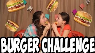 БУРГЕР ВЫЗОВ!|BURGER CHALLENGE|Alina Gold|