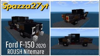 Minecraft Ford F-150 ROUSH Nitemare 2020 Tutorial