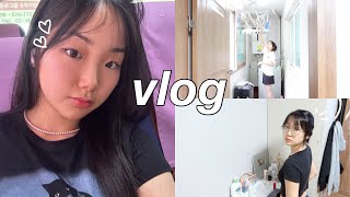 vida na coreia| vlog: vou morar sozinha! organizando e acostumando com o novo espaço :)