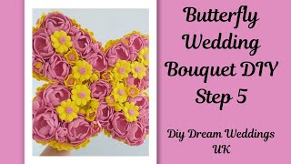 Butterfly Wedding Bouquet (Step 5)