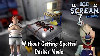 Ice Scream 7 Without Getting Spotted in Hard And Darker Mode, Full Gameplay || AS ActionMode