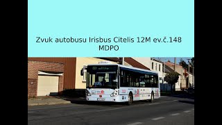 Zvuk autobusu Irisbus Citelis 12M ev.č.148 MDPO