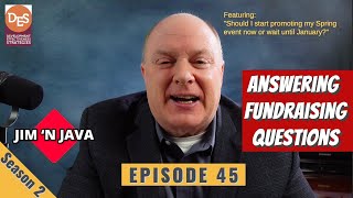 Jim 'N Java S2 E45: Tips and Q&A For Nonprofit Leaders | Nonprofit Fundraising