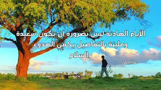 الهدوء والسلام🌱🍒🌻🌸