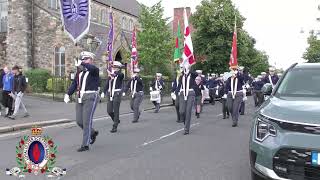 Crossgar Young Defenders FB @ South Belfast Young Conquerors FB Parade 27/07/24