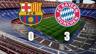 Barcellona-Bayern Monaco 0-3 Champions League 2013