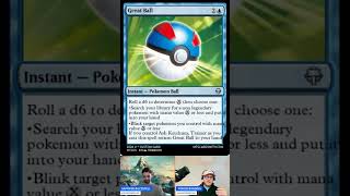 How to use a Great Ball in Magic... #youtubeshorts #pokemon