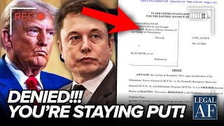 Federal Court Issues HUGE Ruling in Trump/Musk Election SCHEME