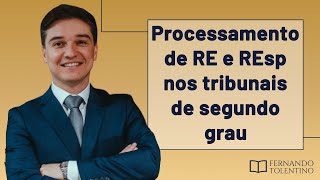 Processamento de RE e REsp nos tribunais de segundo grau