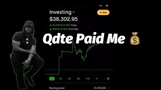 Investing w/ Og Ep 29: Beautiful Dividends | Qdte Paid Me 💰