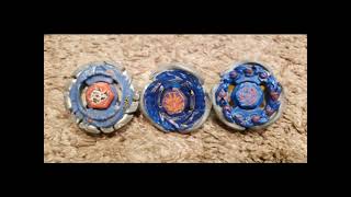 Beyblade Battle: Dark Pisces ED145RS Vs. Spiral Capricorn DF145EDS Vs. Spiral Fox GB145BS