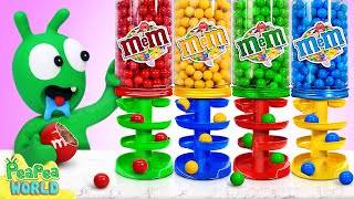 Explore Yummy Candy Dispenser Machine + More Fun Kids Videos ❤️ Pea Pea World