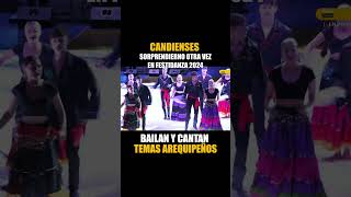 Delegación de Canadá baila y canta temas arequipeños en FESTIDANZA 2024 #FRASECORTA