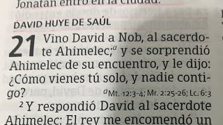 1 Samuel 21-22 (David huye de Saul) y Romanos 2 (El justo juicio de Dios)