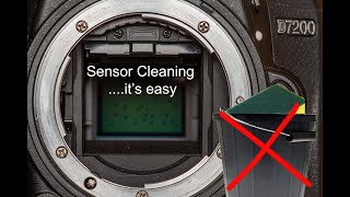 Sensor cleaning DSLR (APS-C) Crop Sensor- Nikon D7200