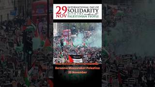 Hari solidaritas internasional bersama masyarakat palestina