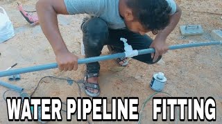 Woter Pipeline Fitting || Constitution Work