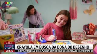 CRAYOLA EM BUSCA DA DONA DO DESENHO | SPT TV SIC INTERNACIONAL