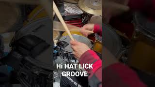 Drums • Hi Hat Lick & Funky Groove #drums #musician #beats