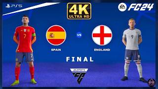 Spain vs England - UEFA EURO 2024™ FINAL | [4K]